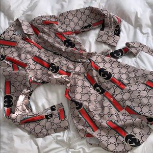 Button Down T Shirt Dress Designer Inspired Long Sleeve